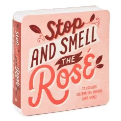 Hallmark Stop And Smell The Rosé: 20 Coasters Celebrating Friends (And Wine) Book
