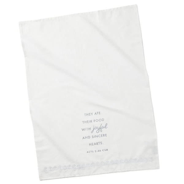 Hallmark DaySpring Candace Cameron Bure Joyful Hearts Tea Towel - Image 2