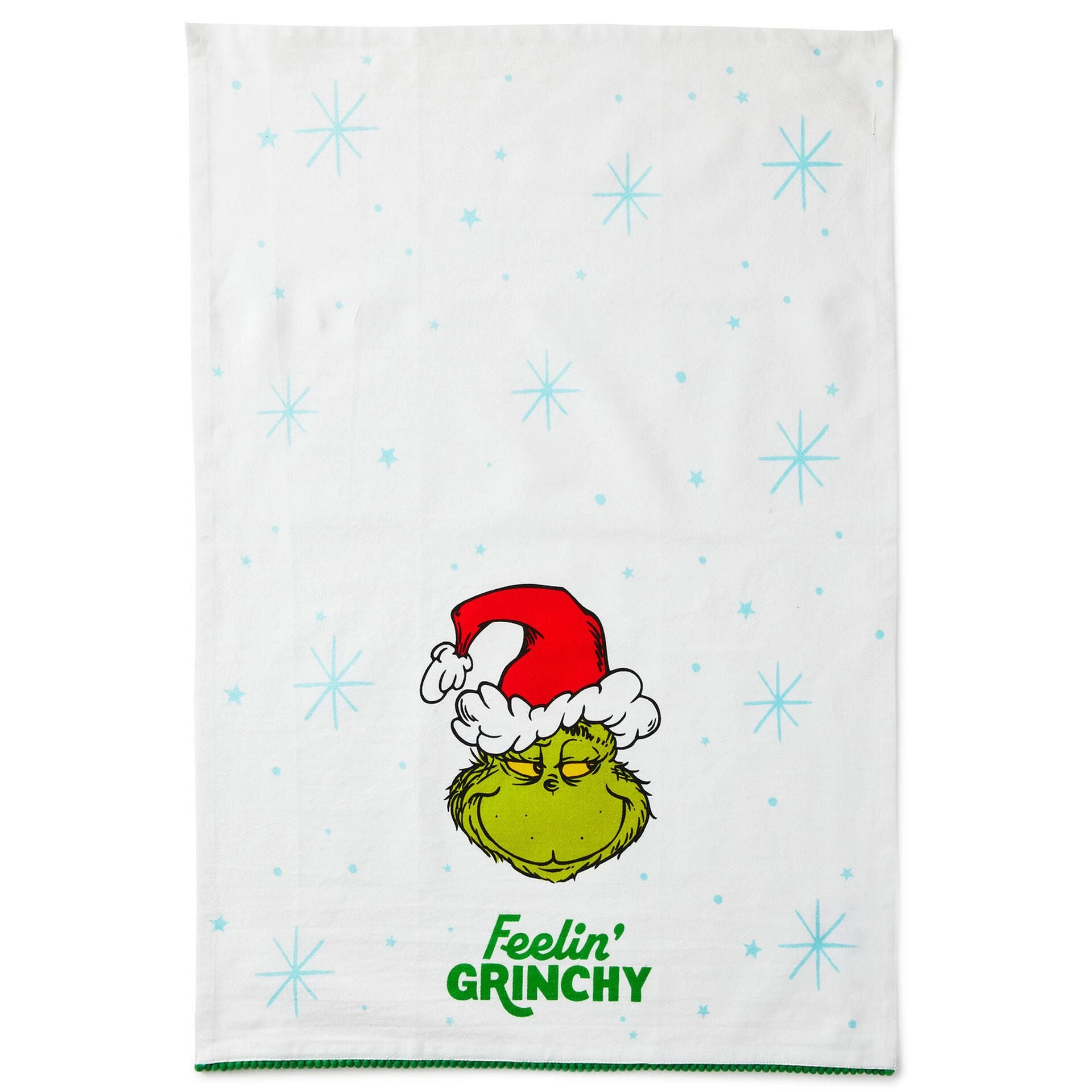 Hallmark Dr. Seuss's How The Grinch Stole Christmas!™ Feelin' Grinchy Tea Towel