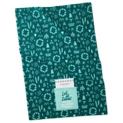 Hallmark Channel Let It Snow Tea Towel With Recipe Cards