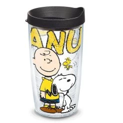 Tervis Snoopy With Charlie Brown And Woodstock 16 Oz. Tumbler With Lid