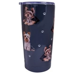 Yorkie Stainless Steel 16 Oz. Tumbler