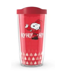Christmas Peanuts™ Snoopy And Woodstock Ringing Bell Ho Ho Ho 16 Oz Tervis Tumbler With Lid