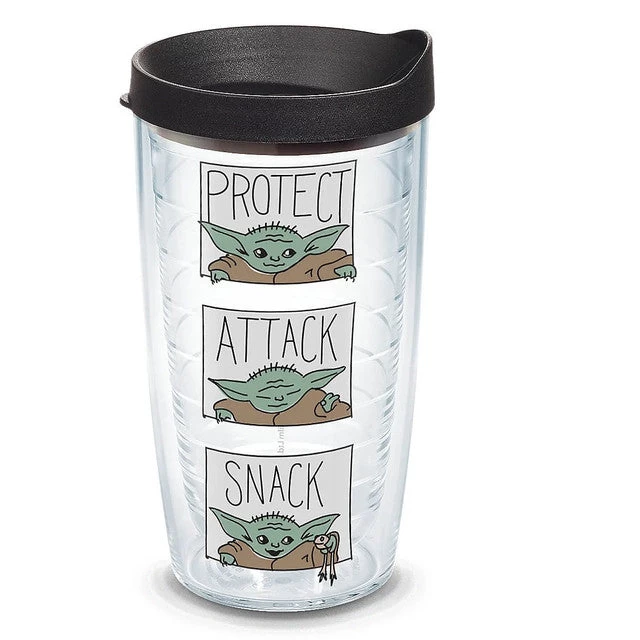 Tervis Star Wars: The Mandalorian™ The Child™ Grogu™ Baby Yoda Protect Attack Snack Tumbler 16 Oz.
