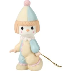 Precious Moments Birthday Train, New Baby, Bless The Days Of Our Youth, Bisque Porcelain Figurine