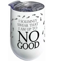 Harry Potter I Solemnly Swear That I Am Up To No Good Stainless Wine Tumbler, 16 Oz.