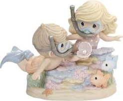 Precious Moments Your Love Is A Precious Pearl Limited Edition Bisque Porcelain Figurine