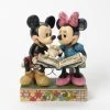 Disney Jim Shore Mickey And Minnie Looking At Photos Anniversary Figurine