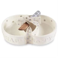 Mud Pie Happy Three Section Server Set With Spreader