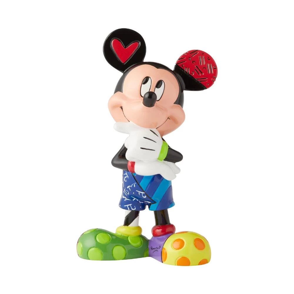 Disney Inquisitive Mickey Mouse Figurine By Romero Britto