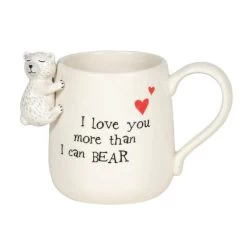 Our Name Is Mud Sculpted I Love You More Than I Can Bear Mug