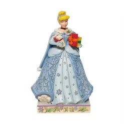 Disney Jim Shore Gifts Of Celebration Christmas Cinderella Figurine