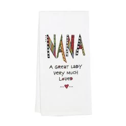 Embroidered Nana Tea Towel By Our Name Is Mud