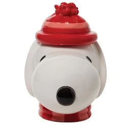 Snoopy Head With Hat Cookie Jar