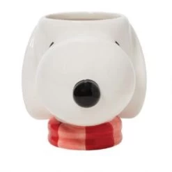 Snoopy Head With Scarf 18 Oz. Sculpted Mug