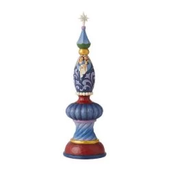 Jim Shore Nativity Family Finial Holy Night Of Promise Figurine 10"