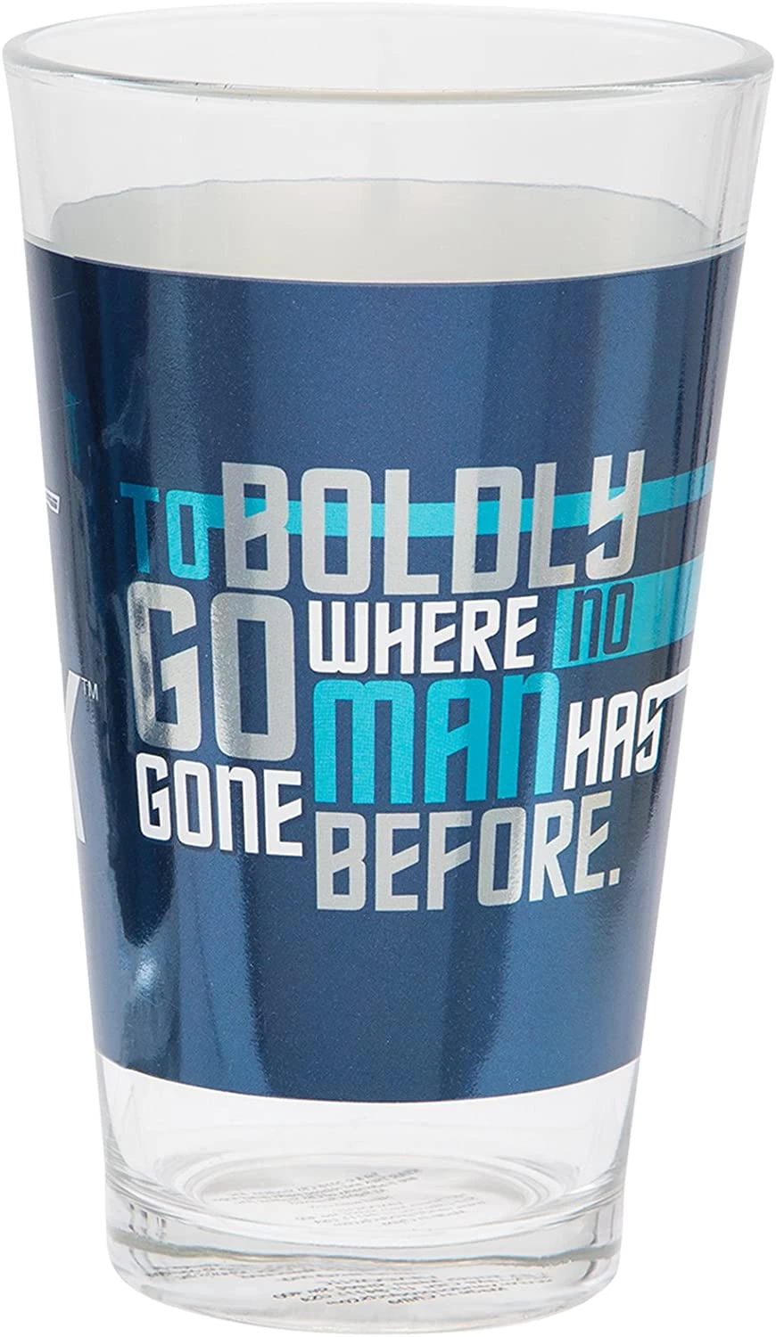 Vandor Star Trek 16-Ounce Laser Decal Pint Glass - Image 2