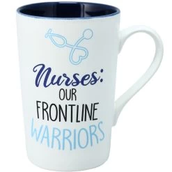 Nurses Our Frontline Warriors 15 Oz. Latte Mug