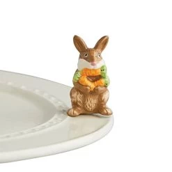 Nora Fleming Mini Funny Bunny With Carrots