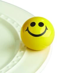 Nora Fleming Mini Smile Face Happy Place
