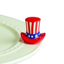 Nora Fleming Mini Uncle Sam Hat