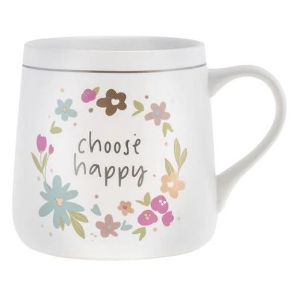 Karma Flora Mug Choose Happy