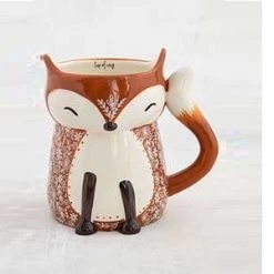 Folk Art Francis The Fox Mug Cup Of Cozy