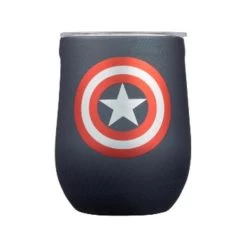 Corkcicle 12 Oz Captain America Stemless Cup