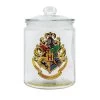 Harry Potter Hogwarts Crest Glass Cookie Jar