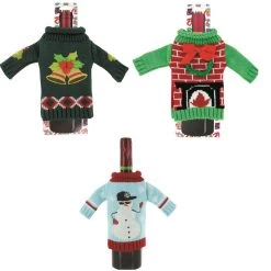 Knitted Ugly Sweaters For Wine Bottles