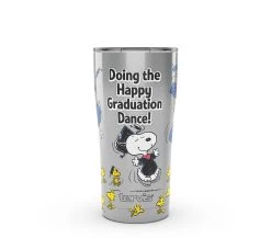 Tervis Peanuts Snoopy Happy Graduation Dance 20 Oz. Stainless Steel Insulated Tumbler With Slider Lid